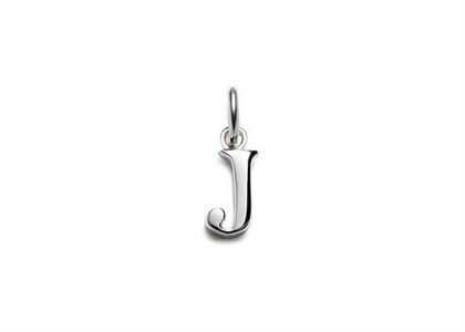 Rhodium Plated | Alphabet Pendants